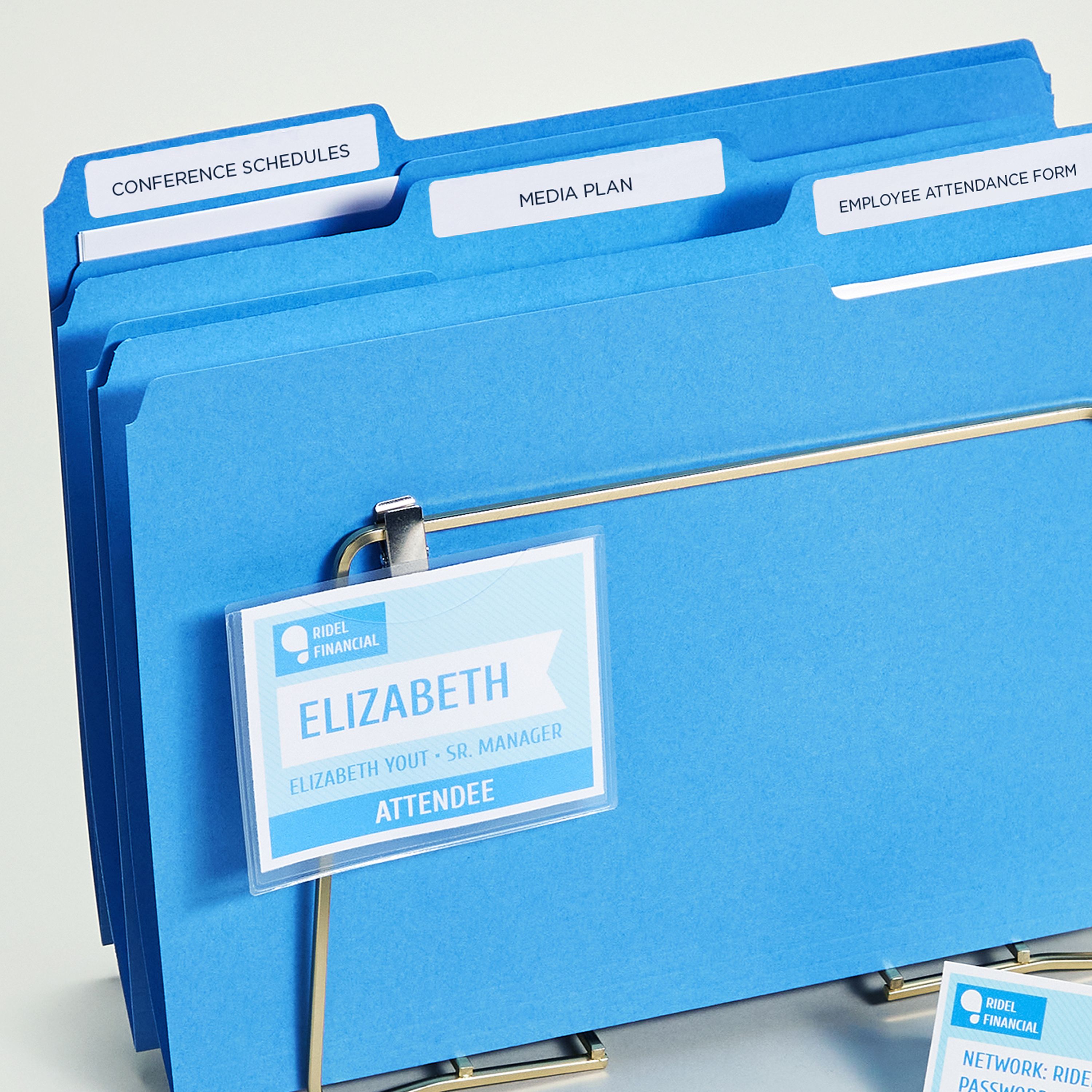 EcoFriendly File Folder Labels, 2/3